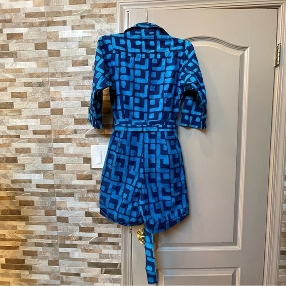 SIKA ANTHROPOLOGIE x Geometric Cotton Romper One Piece Size 8 - Picture 14 of 16